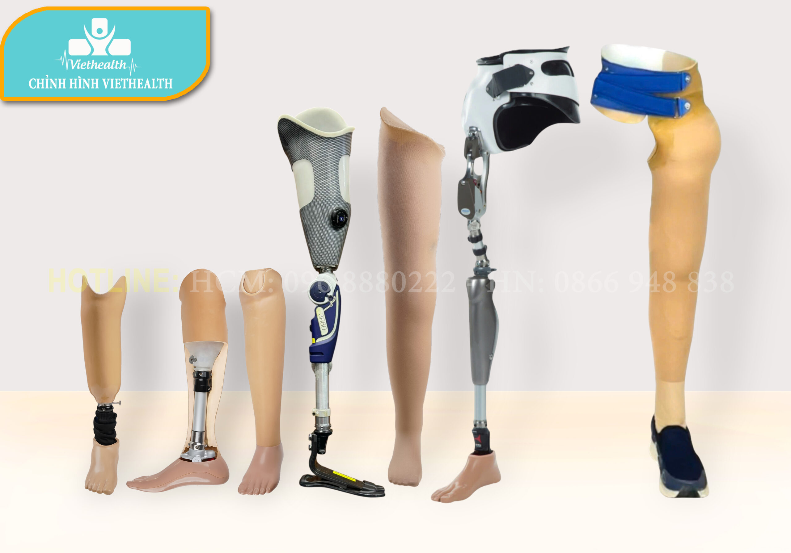 sản xuất và lắp đặt chân tay giả viethealth