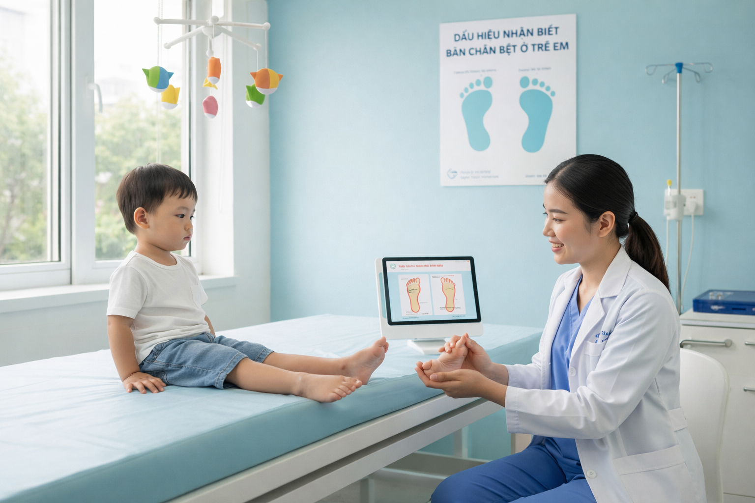 dấu hiệu nhận biết bàn chân bẹt