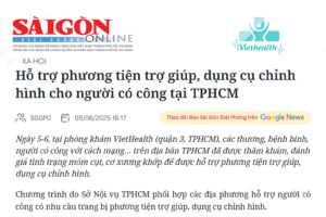 Báo Sài Online Nói Viethealth Hỗ Trợ Phương Tiện Dụng Cụ Chỉnh Hình Cho Người Có Công