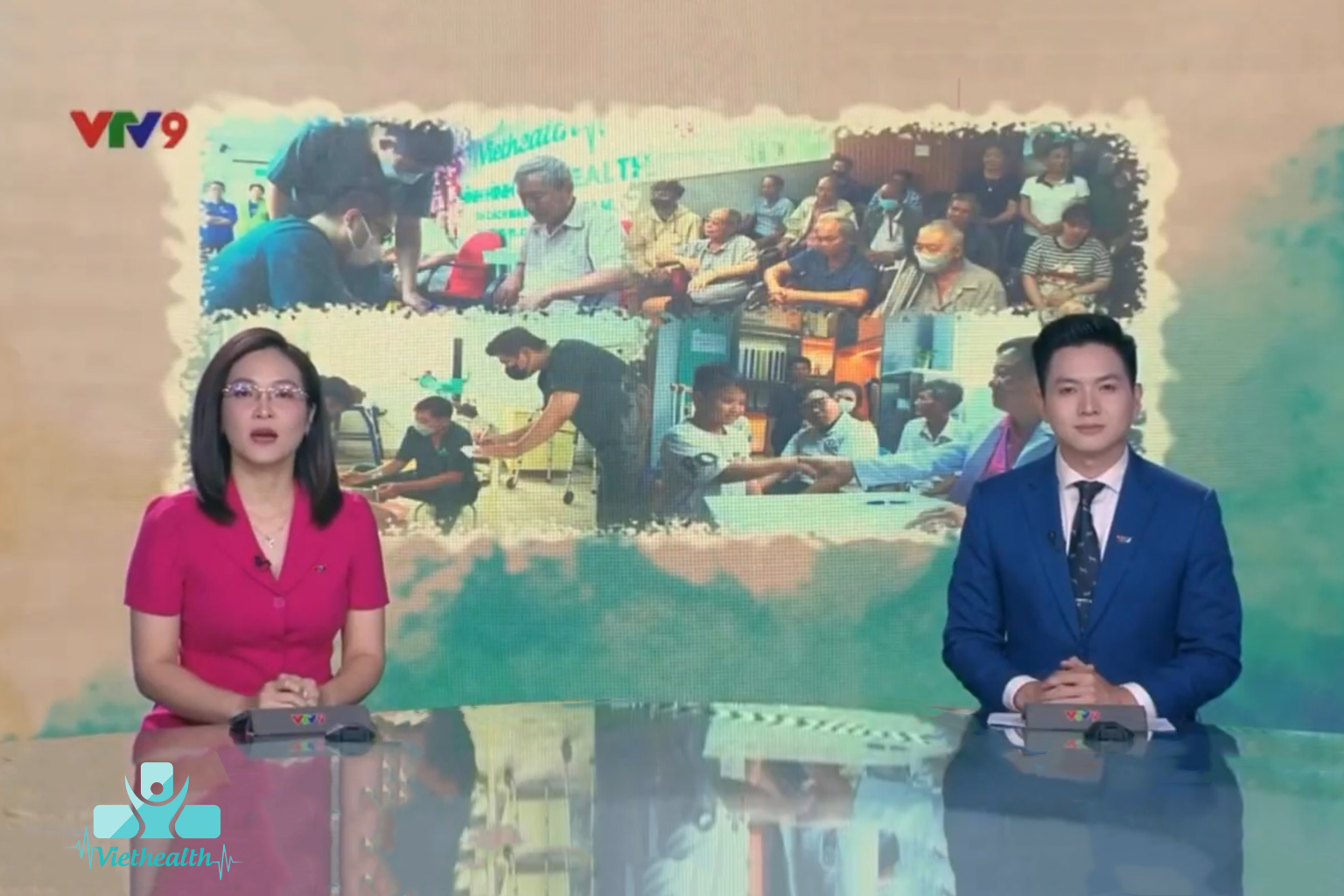 Viethealth phối hợp với nhóm từ thiện Vian và đài truyền hình VTV9 tặng chân giả từ thiện