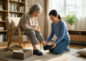 Giày cho người tiểu đường Viethealth chuẩn y khoa.