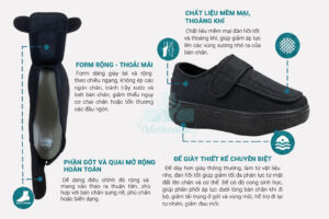 Thiết kế giày tiểu đường chuẩn y khoa