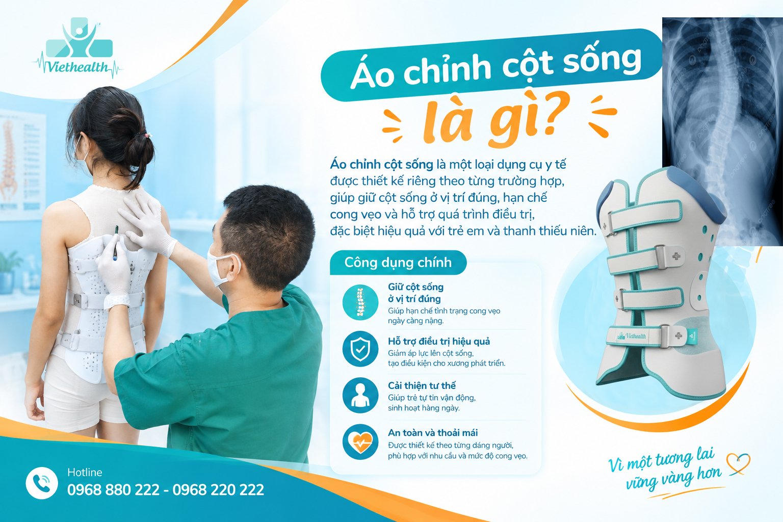 áo chỉnh cột sống